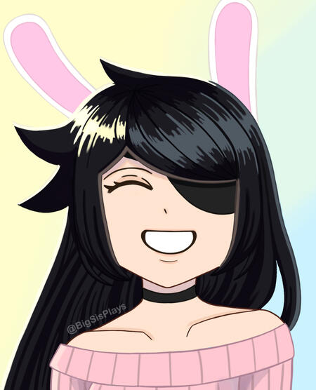 Sebastian hugging my cat oc