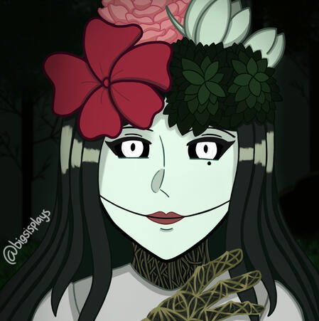 Sebastian hugging my cat oc